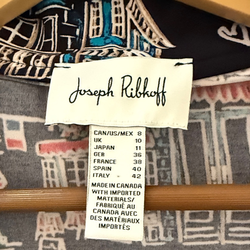 Joseph Ribkoff Artistic Print Blouse